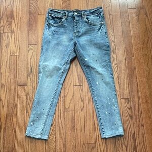 Purple Brand Paint Splatter Style No. P002 Skinny Jeans Sz 30